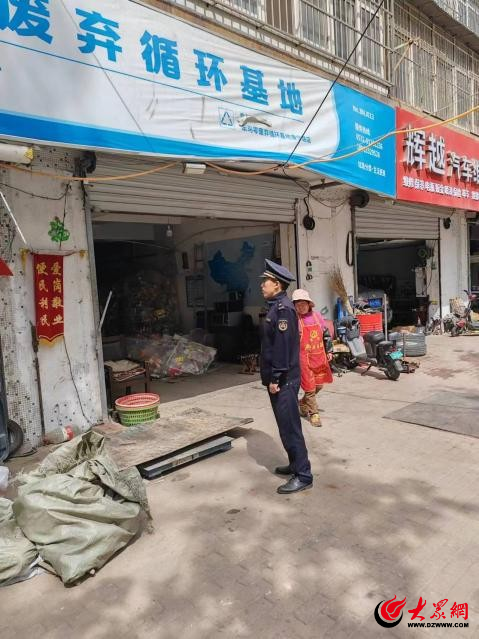 市北区阜新路街道：整治废品收购站杜绝辖区“脏乱差”(图1)