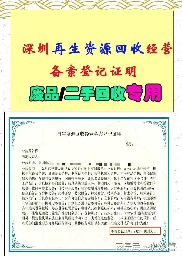 怎么样办理再生资源回收经营备案？需要什么条件？(图1)